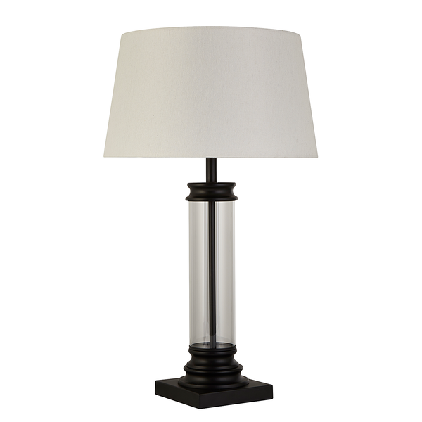 Tischleuchte Pedestal - Stahl - Schwarz