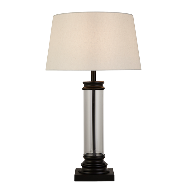 Tischleuchte Pedestal - Stahl - Schwarz