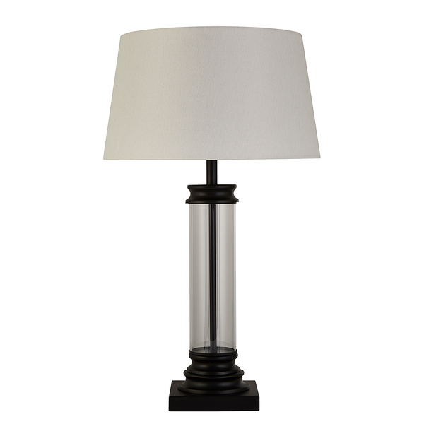 Tischleuchte Pedestal - Stahl - Schwarz