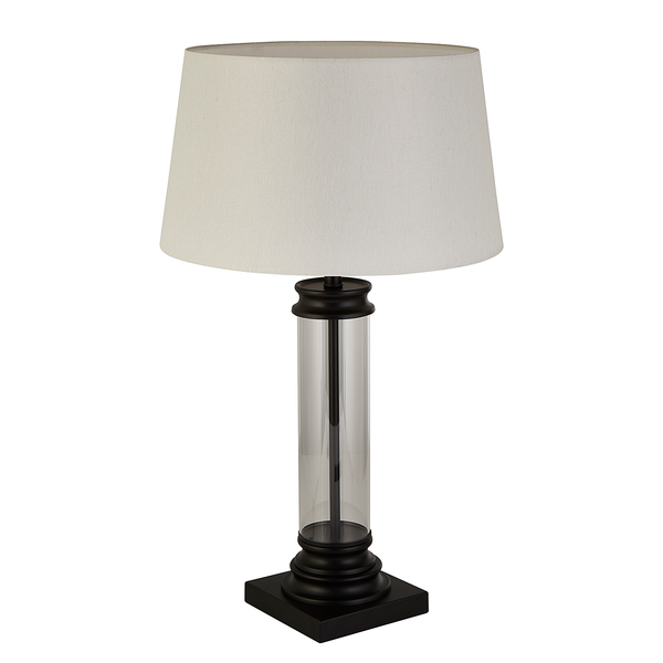 Tischleuchte Pedestal - Stahl - Schwarz
