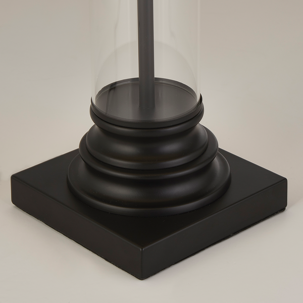 Tischleuchte Pedestal - Stahl - Schwarz