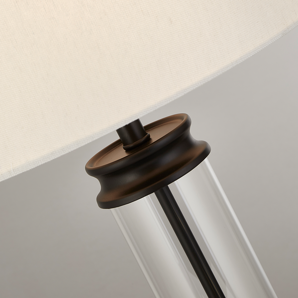 Tischleuchte Pedestal - Stahl - Schwarz