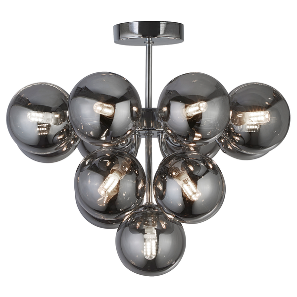 Deckenleuchte Berry - Stahl - Silber