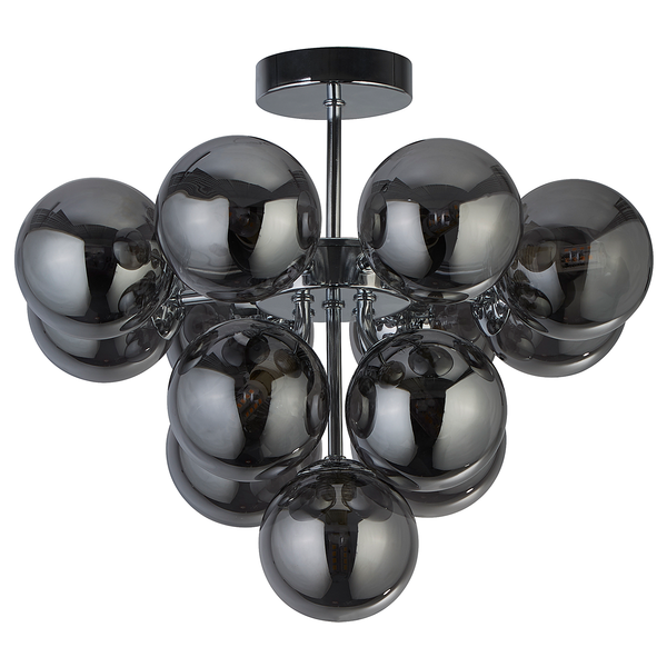 Deckenleuchte Berry - Stahl - Silber