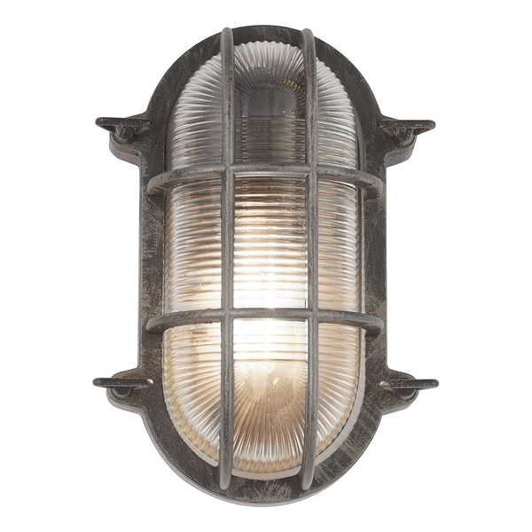 Deckenleuchte Torto Oval - Aluminium - Schwarz