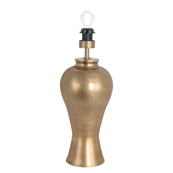 Tischleuchte Brass Typ B ohne Schirm - Eisen / Baumwolle - Kupfer - 1-flammig