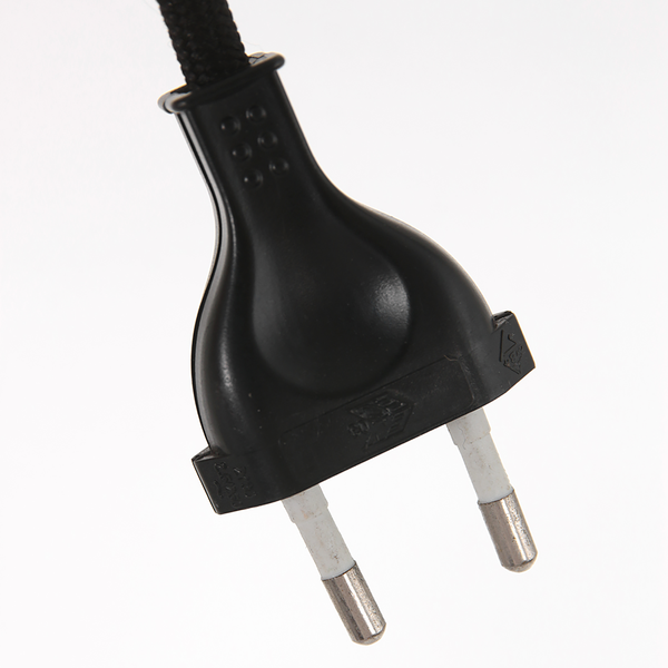 Tischleuchte Bollique Variante A - Eisen / Rauchglas - Schwarz - 1-flammig