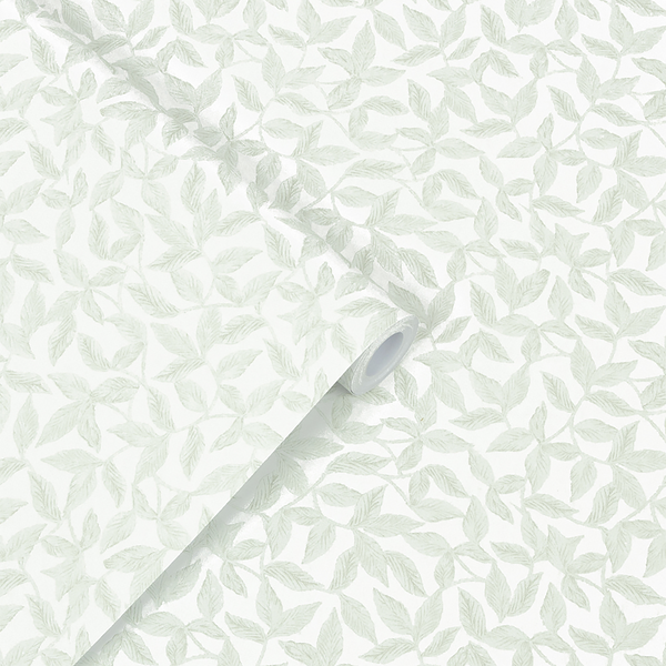 Vliestapete Laura Ashley Erwood - 10 m x 52 cm - Grün