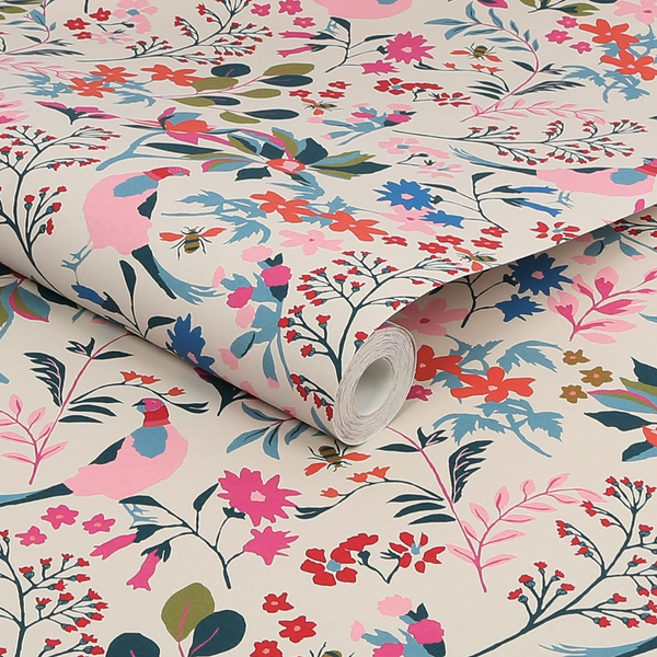 Vliestapete Fields Edge Floral - 10 m x 52 cm - Multicolor