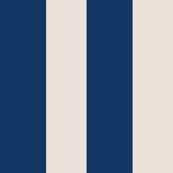 Vliestapete Harborough Stripe - 10 m x 52 cm - Blau