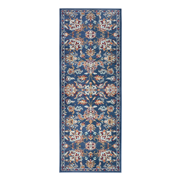 Orientteppich Caracci - Polypropylen - Dunkelblau - 80 x 240 cm