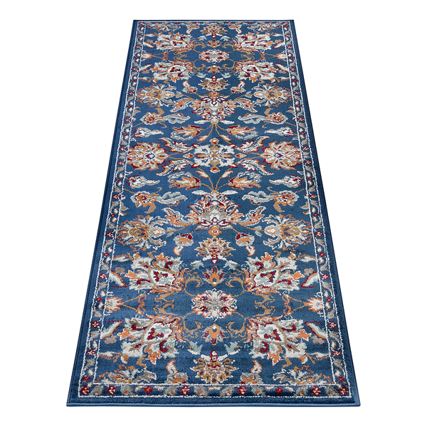 Orientteppich Caracci - Polypropylen - Dunkelblau - 80 x 240 cm