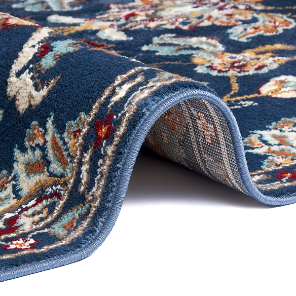 Orientteppich Caracci - Polypropylen - Dunkelblau - 80 x 240 cm