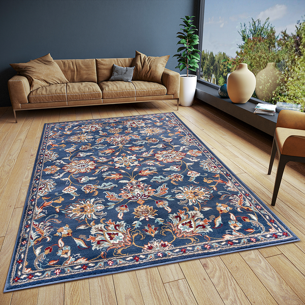 Orientteppich Caracci - Polypropylen - Dunkelblau - 140 x 200 cm