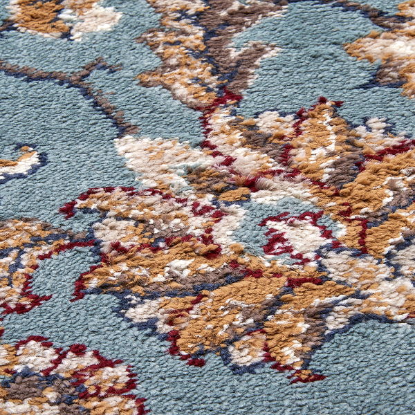 Orientteppich Reni - Polypropylen - Himmelblau - 80 x 120 cm