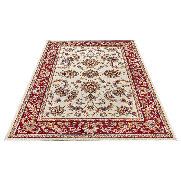 Orientteppich Reni - Polypropylen - Beige / Rot - 80 x 120 cm