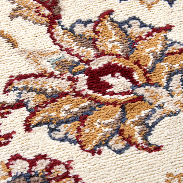 Orientteppich Reni - Polypropylen - Beige / Rot - 80 x 120 cm