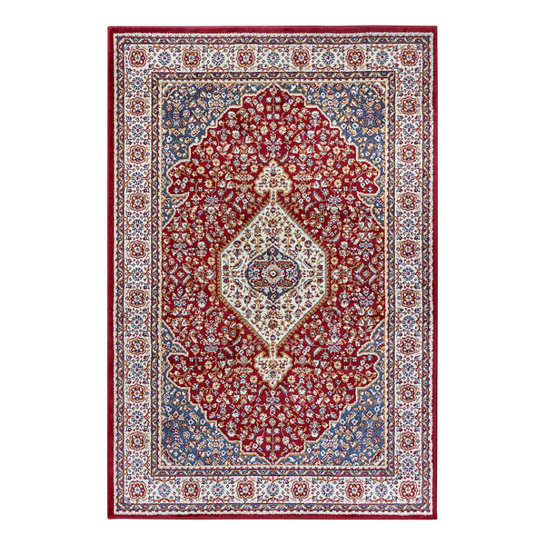 Orientteppich Mochi - Polypropylen - Rot / Weiß - 80 x 120 cm