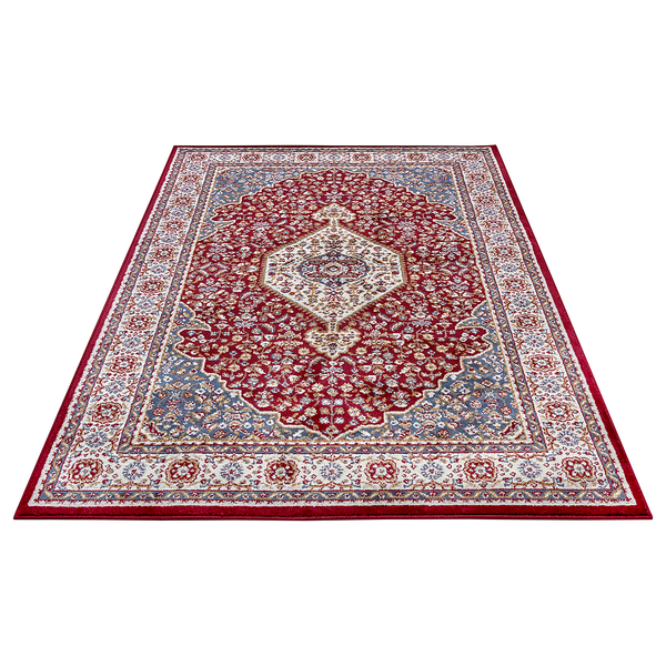 Orientteppich Mochi - Polypropylen - Rot / Weiß - 80 x 120 cm