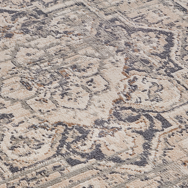 Kurzflorteppich Sand - Polypropylen - Creme / Beige - 80 x 120 cm