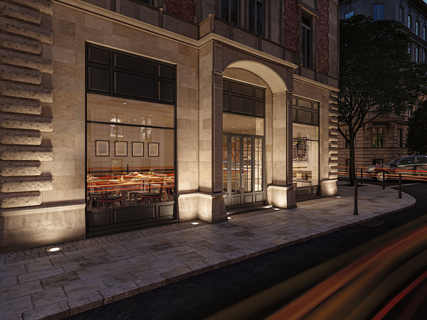 Einbauleuchte Durea - Edelstahl - Grau - 1-flammig - 21 x 21 cm