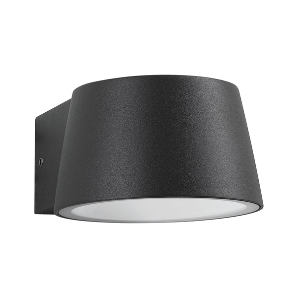 Wandleuchte Capea - Aluminium - Grau - 1-flammig
