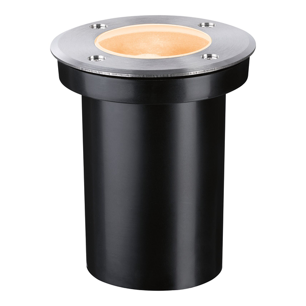 Einbauleuchte Floor - Edelstahl / Polycarbonat - Grau - 1-flammig