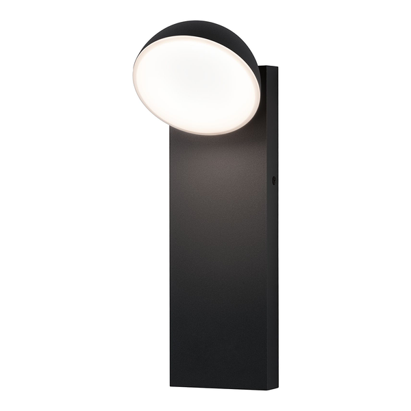 Wandleuchte Puka - Aluminium - Grau - 1-flammig