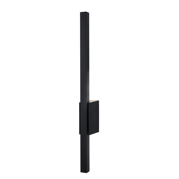 Wandleuchte Stan - Aluminium - Grau - 1-flammig - Höhe: 60 cm