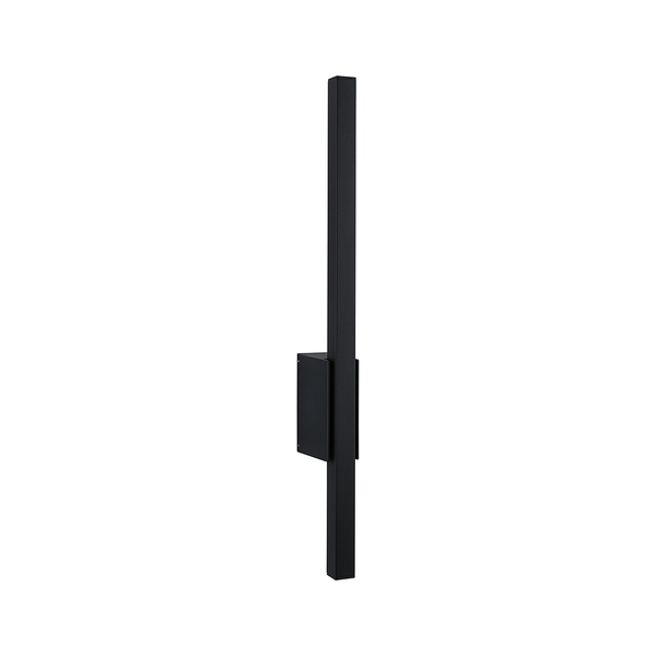 Wandleuchte Stan - Aluminium - Grau - 1-flammig - Höhe: 60 cm