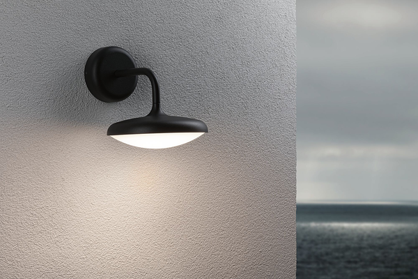 Wandleuchte Nostro - Aluminium - Grau - 1-flammig
