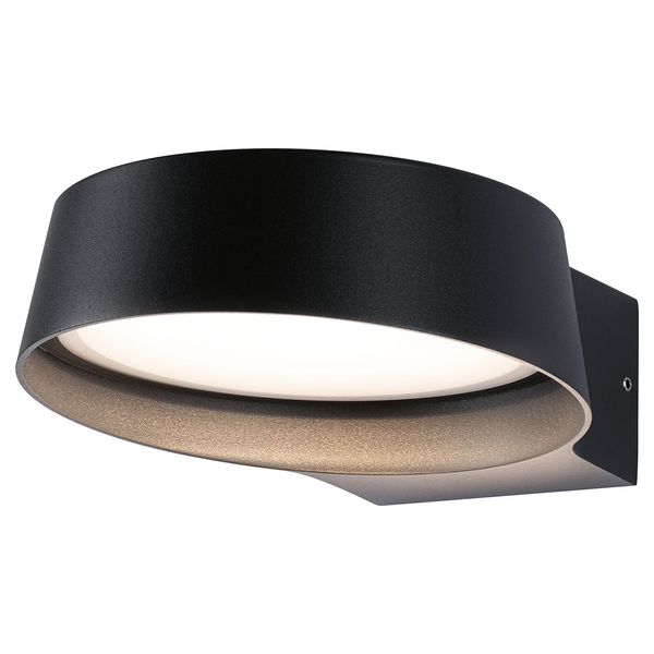 Wandleuchte Capea - Aluminium - Grau - 1-flammig