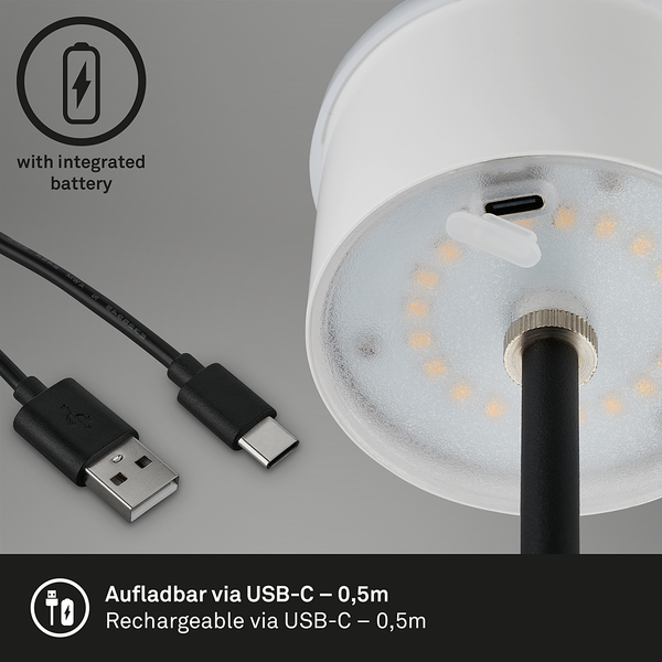 Tischleuchte Apelholmen - Aluminium - Schwarz - Schwarz