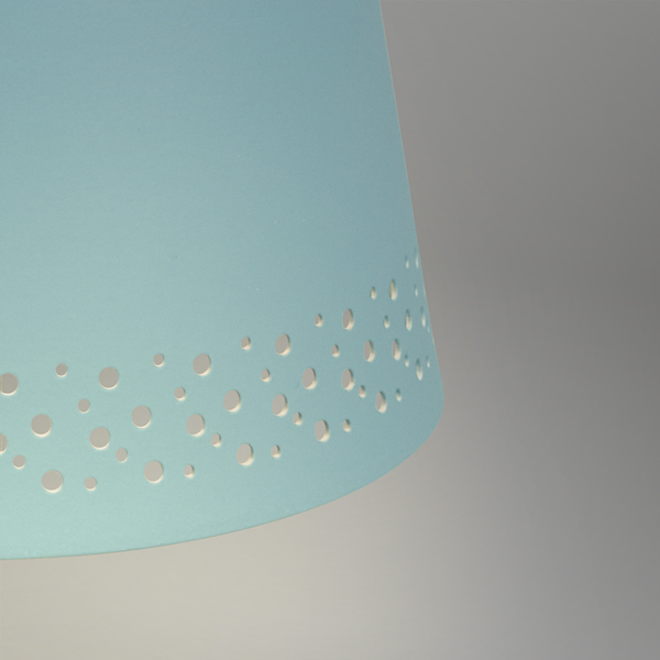 Tischleuchte Knivsten - Aluminium - Blau - Blau