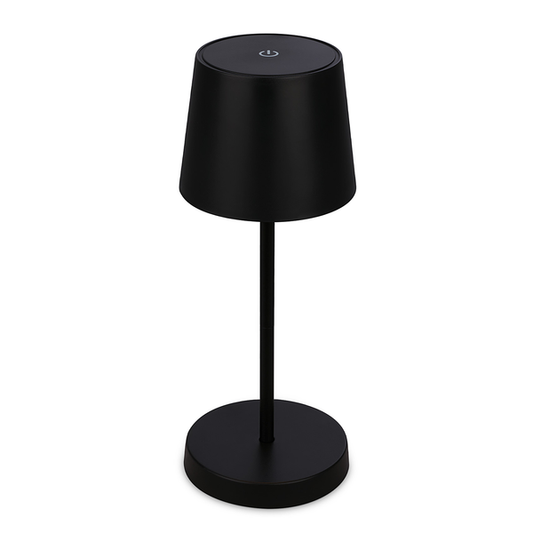 Tischleuchte Lohela - Polyethylen - Schwarz - Schwarz