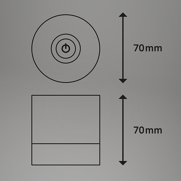 Tischleuchte Hannos RGB - Polyethylen - Silber - Silber