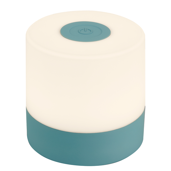 Tischleuchte Hannos - Polyethylen - Blau - Blau