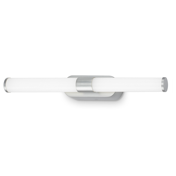 Badleuchte Torhola - Polyethylen - Silber - Silber - Breite: 40 cm