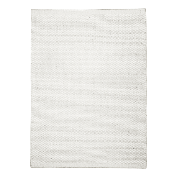 Wollteppich Wooly Idea - Wolle / Baumwolle - Naturweiß - 120 x 170 cm - 120 x 170 cm