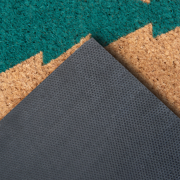 Fußmatte Kokos Green Pine Trees - Kokos - Beige / Grün