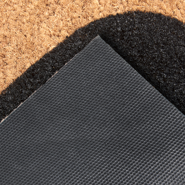 Fußmatte Kokos Black Heart - Kokos - Beige / Schwarz
