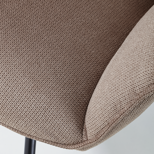 Drehbarer Armlehnenstuhl Stellar - Cappuccino