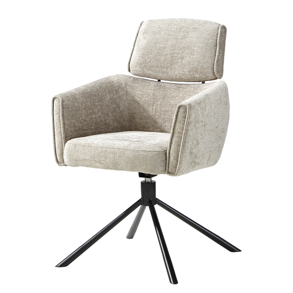 Drehbarer Armlehnenstuhl ZOTATAL - Beige