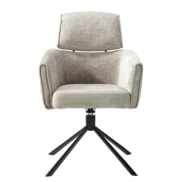 Drehbarer Armlehnenstuhl ZOTATAL - Beige