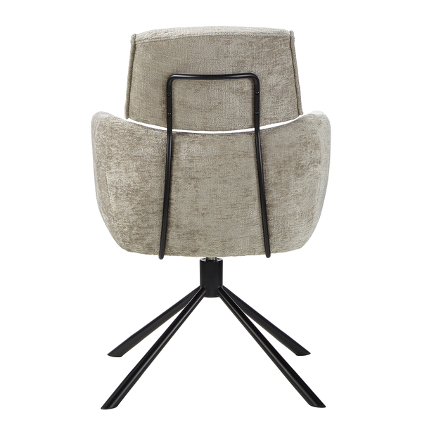 Drehbarer Armlehnenstuhl ZOTATAL - Beige