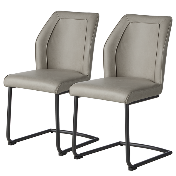 Freischwinger Kabuy 2er-Set - Anthrazit