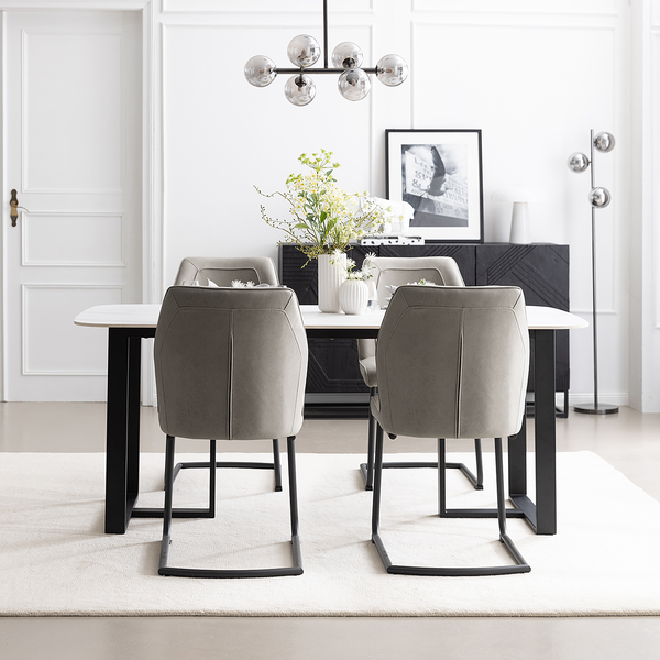Freischwinger Kabuy 2er-Set - Anthrazit
