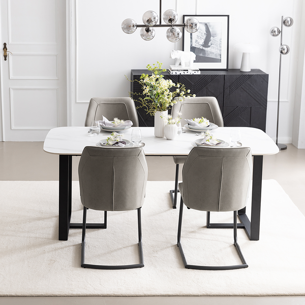 Freischwinger Kabuy 2er-Set - Anthrazit