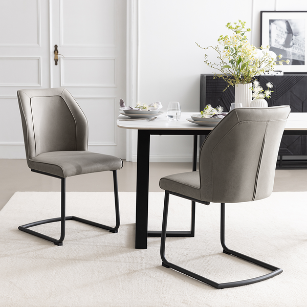 Freischwinger Kabuy 2er-Set - Anthrazit