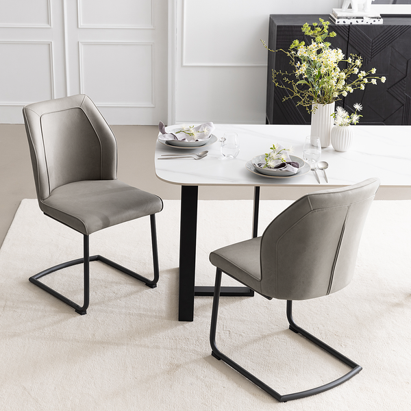 Freischwinger Kabuy 2er-Set - Anthrazit